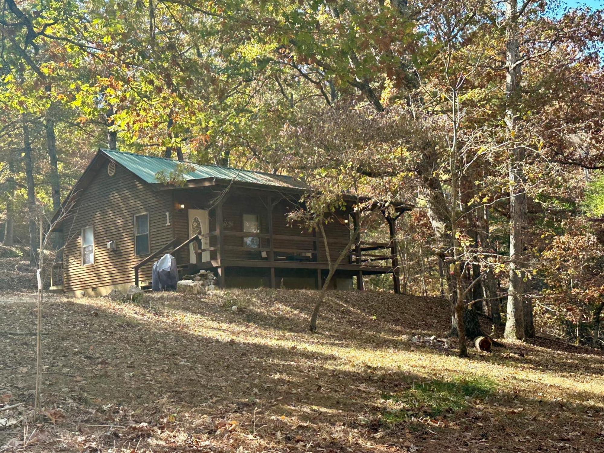Cedar Creek Cabins #1 - Giant Spa Tub, Large Wooded Porch, Full Kitchen, 1 Bedroom Eureka Springs Exteriör bild